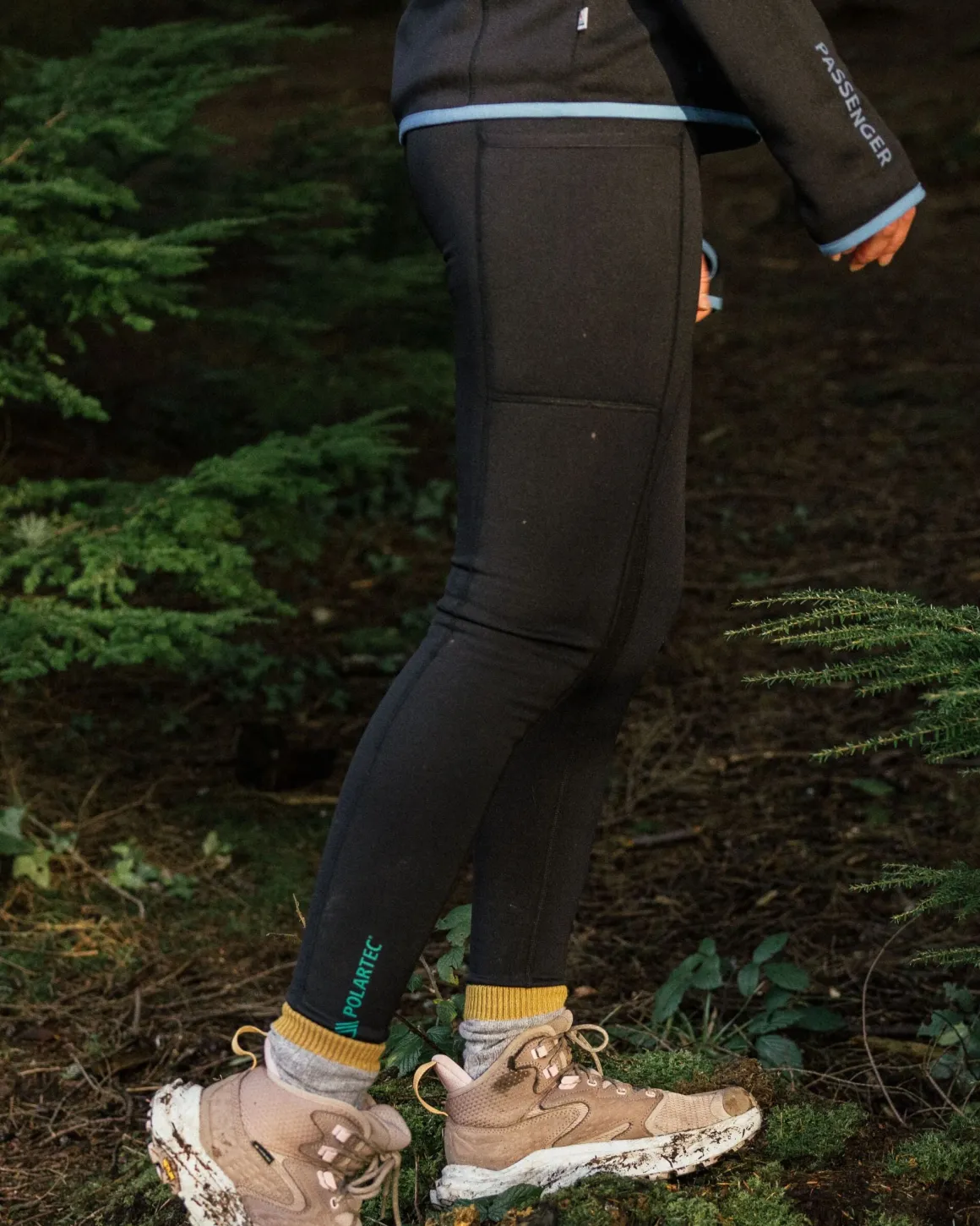 Women's Wintergreen Recycled Polartec® Legging - Black