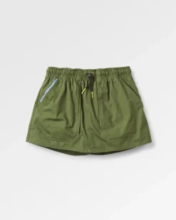Wonderland Organic Cotton Skort - Khaki Green
