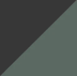 Woodland Hooded Half Zip Recycled Polar Fleece - Black/ Dark Forest