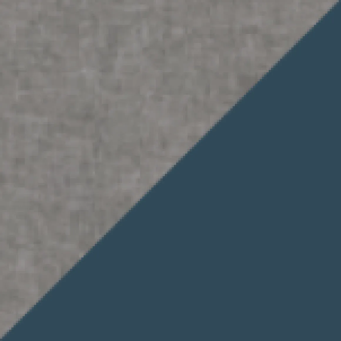 Woodland Hooded Half Zip Recycled Polar Fleece - Grey Marl/ Tidal Blue