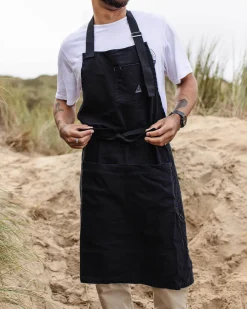 Yard Organic Cotton Denim Apron - Black
