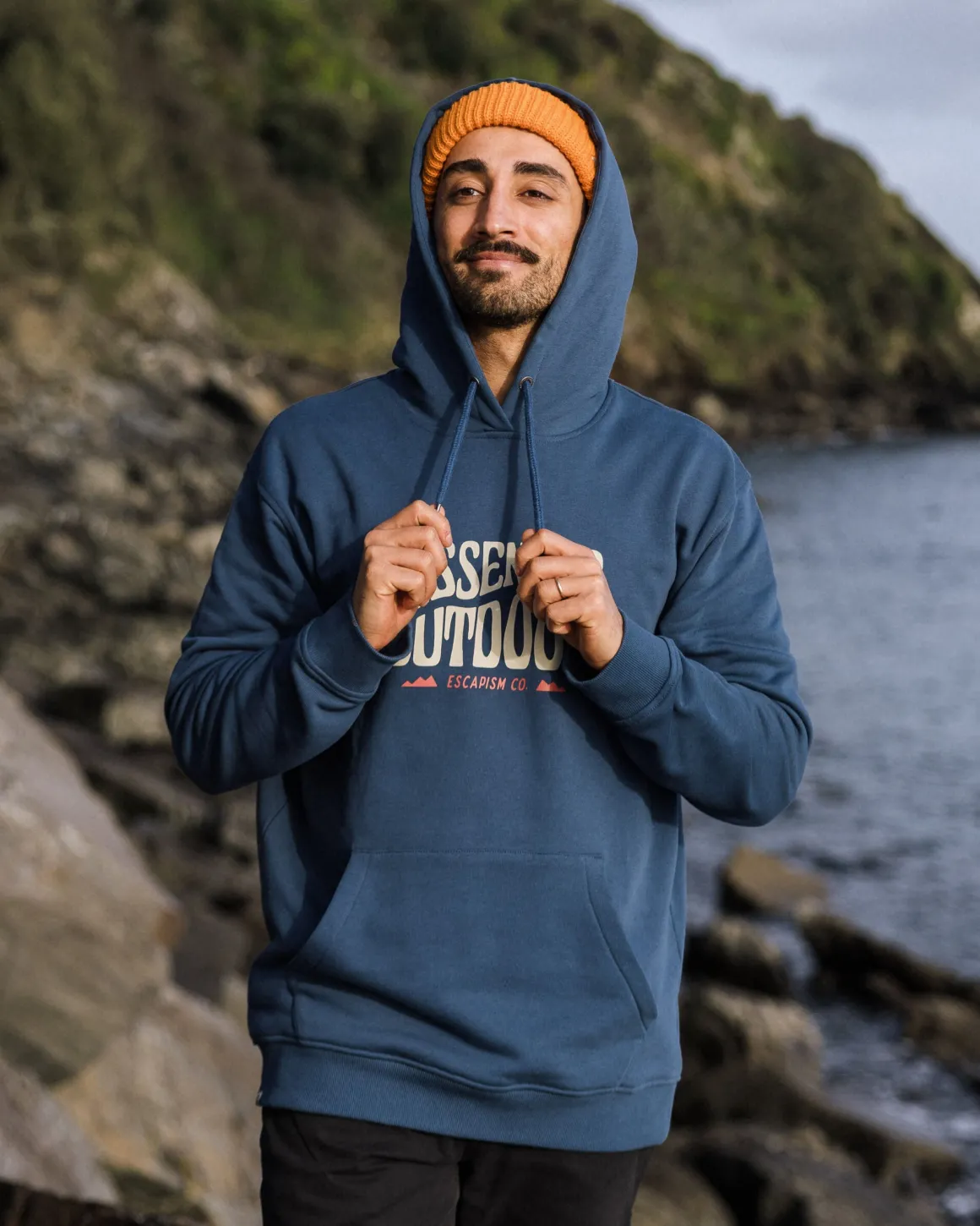 Yuca Organic Cotton Hoodie - Dark Denim