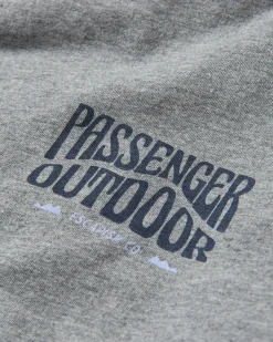 Yuca Organic Cotton Long Sleeve T-Shirt - Azure Blue Marl