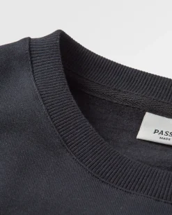 Yuca Organic Cotton Long Sleeve Sweatshirt - Black