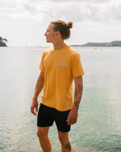 Yuca Organic Cotton T-Shirt - Dusty Ochre Marl