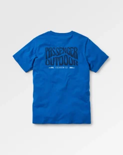 Yuca Organic Cotton T-Shirt - Azure Blue Marl