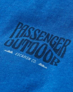 Yuca Organic Cotton T-Shirt - Azure Blue Marl