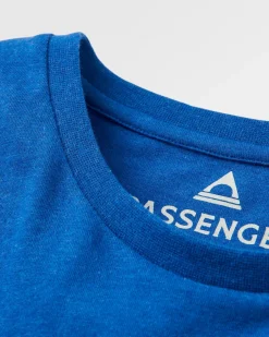 Yuca Organic Cotton T-Shirt - Azure Blue Marl