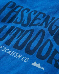 Yuca Organic Cotton T-Shirt - Azure Blue Marl