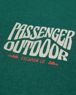 Yuca Recycled Cotton Long Sleeve Sweatshirt - Rain Forest