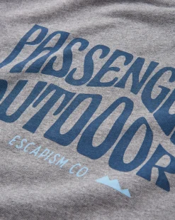 Yuca Recycled Cotton Long Sleeve Sweatshirt - Dark Grey Marl