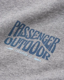 Yuca Recycled Cotton Long Sleeve Sweatshirt - Dark Grey Marl