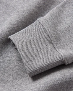 Yuca Recycled Cotton Long Sleeve Sweatshirt - Dark Grey Marl