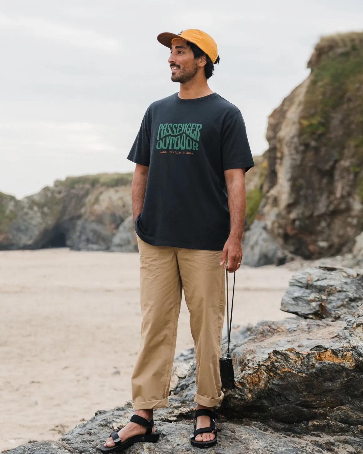 Yuca Recycled Cotton T-Shirt - Black