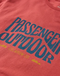 Yuca Recycled Cotton T-Shirt - Mineral Red