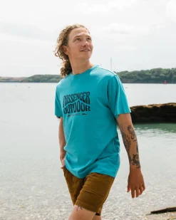 Yuca Recycled Cotton T-Shirt - Blue Pool