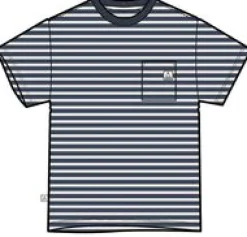 Zen Recycled Relaxed Fit T-Shirt - Dark Denim/ Birch Stripe